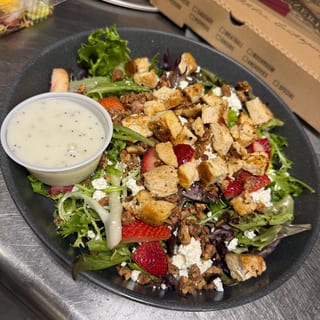 Strawberry Pecan Chicken Salad